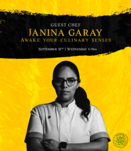 Guest Chef Janina Garay @ Tahona Bar