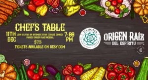 Origen Raiz Chef's Table @ Tahona Bar